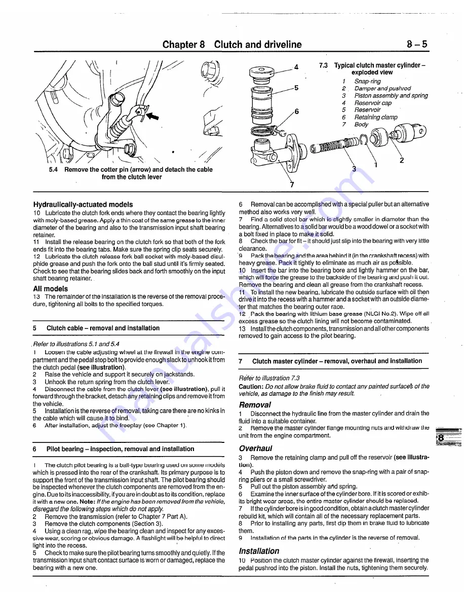 Mitsubishi Montero 1988 Manual Download Page 150