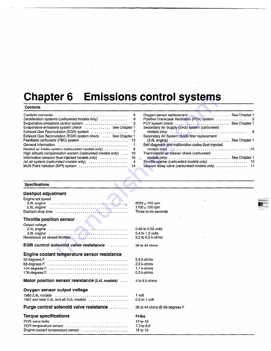 Mitsubishi Montero 1988 Manual Download Page 180