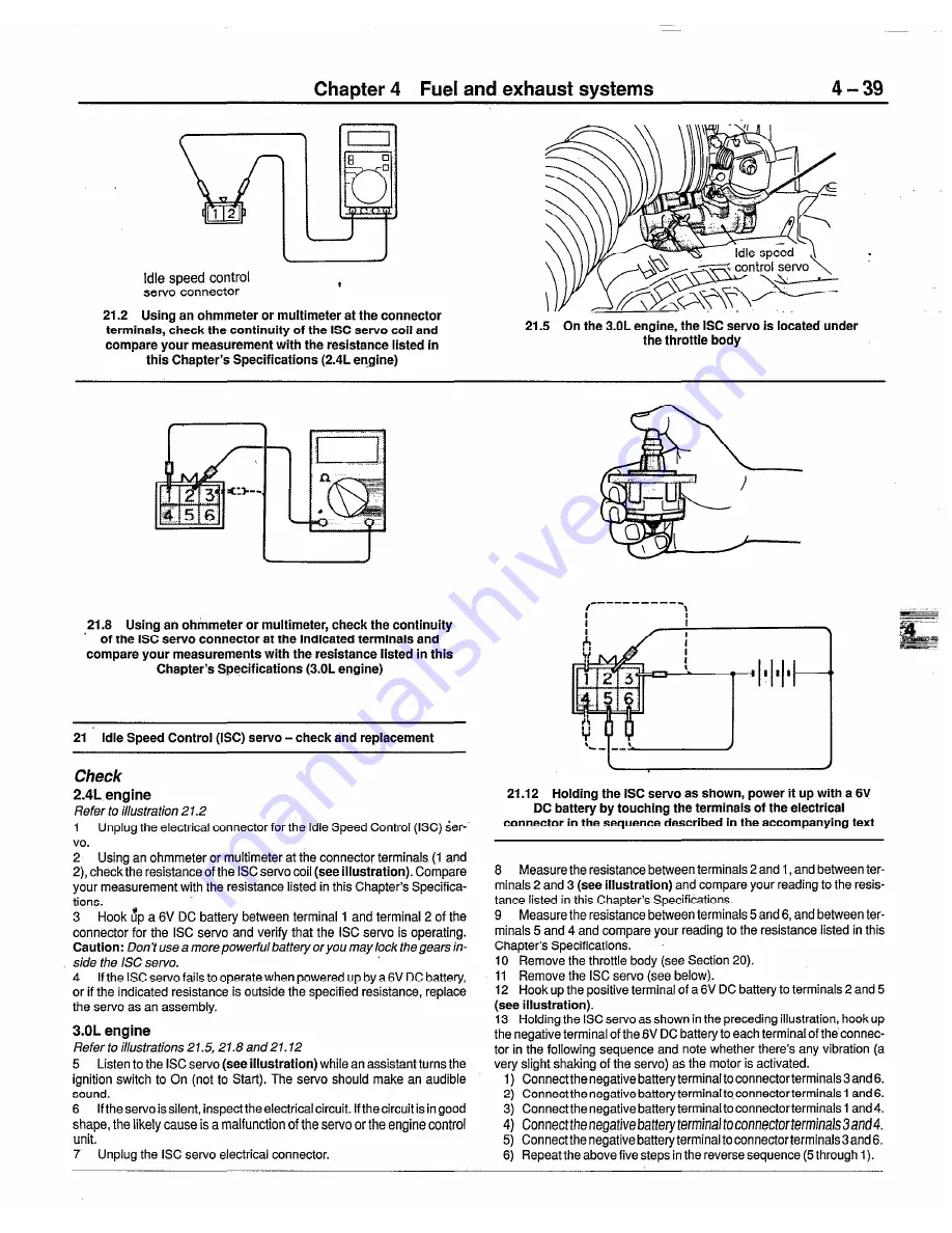 Mitsubishi Montero 1988 Manual Download Page 266