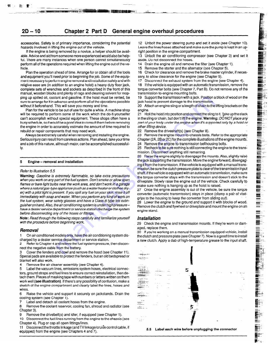 Mitsubishi Montero 1988 Manual Download Page 283