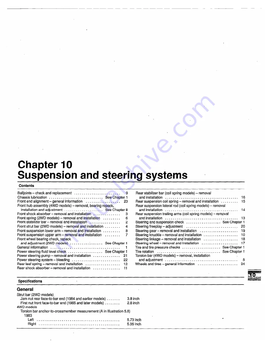 Mitsubishi Montero 1988 Manual Download Page 308