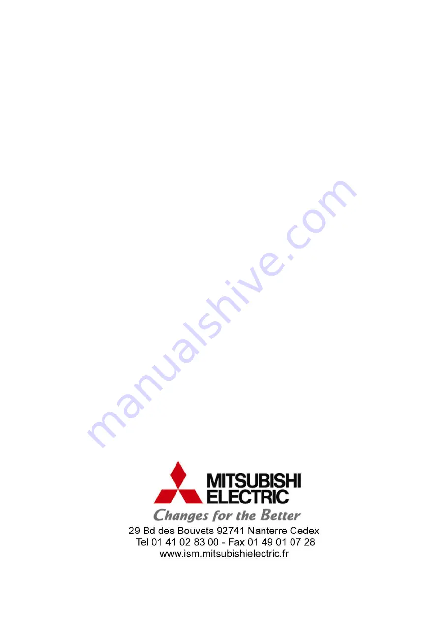 Mitsubishi MP-G-BARRES Instruction Manual Download Page 8