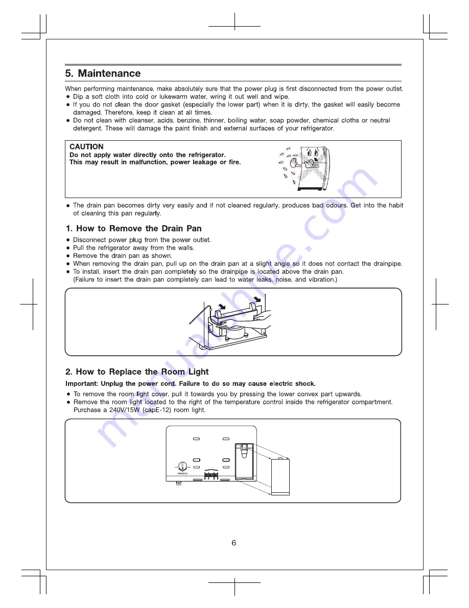 Mitsubishi MR-260B Operating Instructions Manual Download Page 6