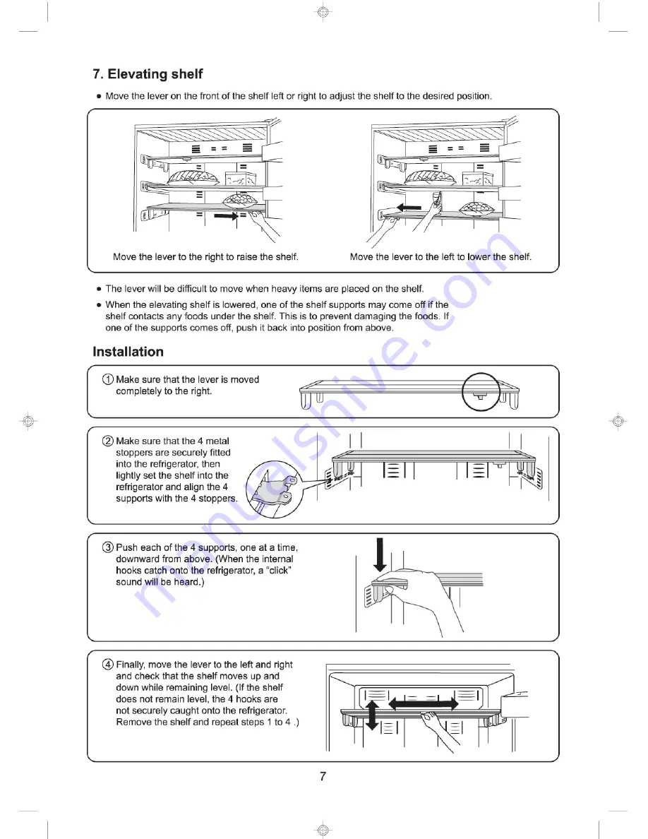 Mitsubishi MR-508U Series Operating Instructions Manual Download Page 7