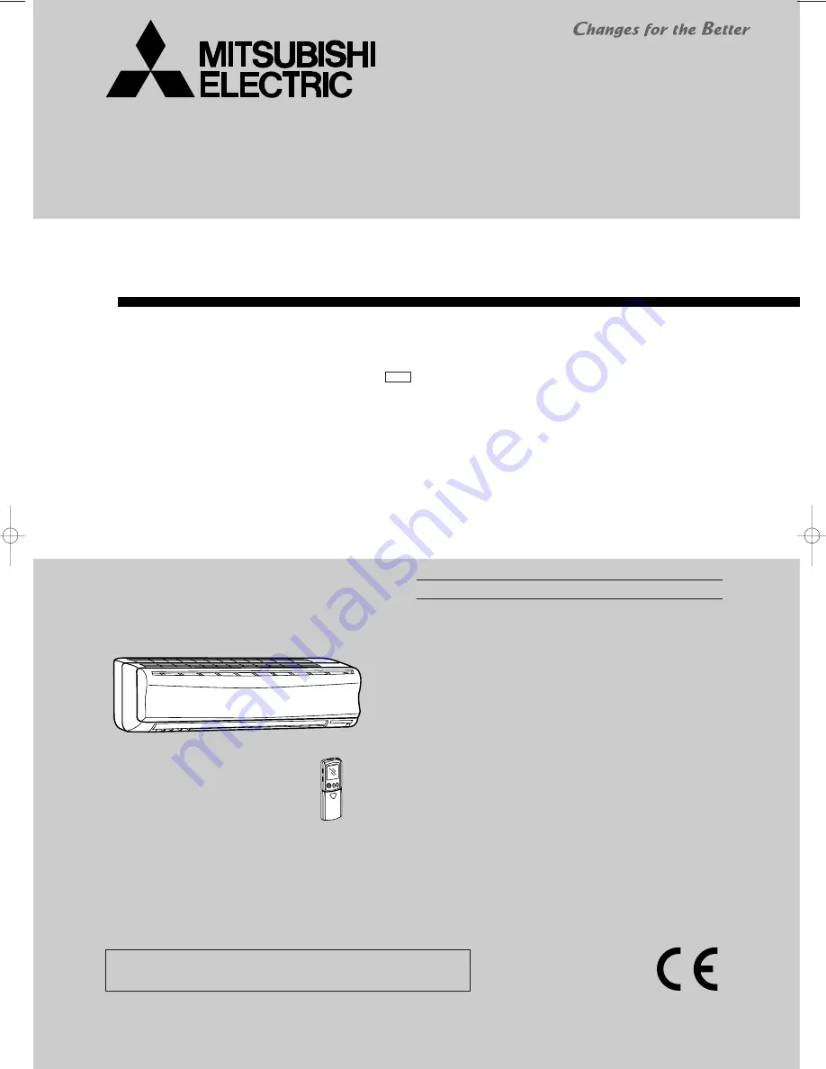 Mitsubishi MSH-CB50VB Service Manual Download Page 1