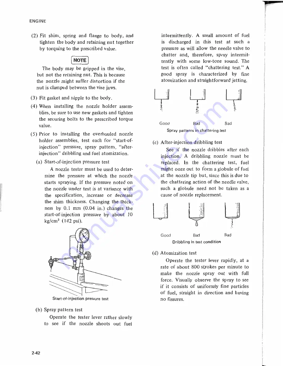 Mitsubishi MT160 Repair Manual Download Page 72