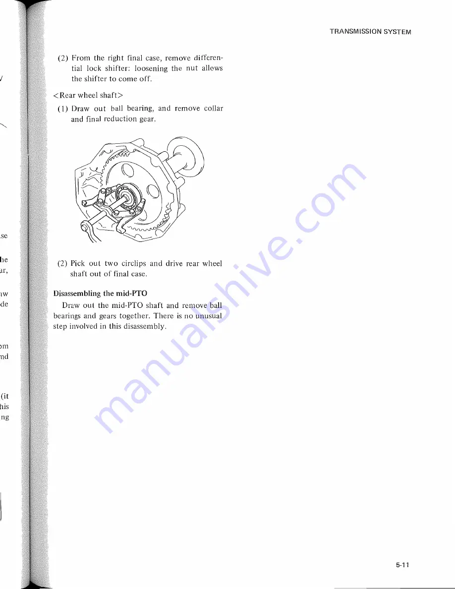 Mitsubishi MT160 Repair Manual Download Page 163