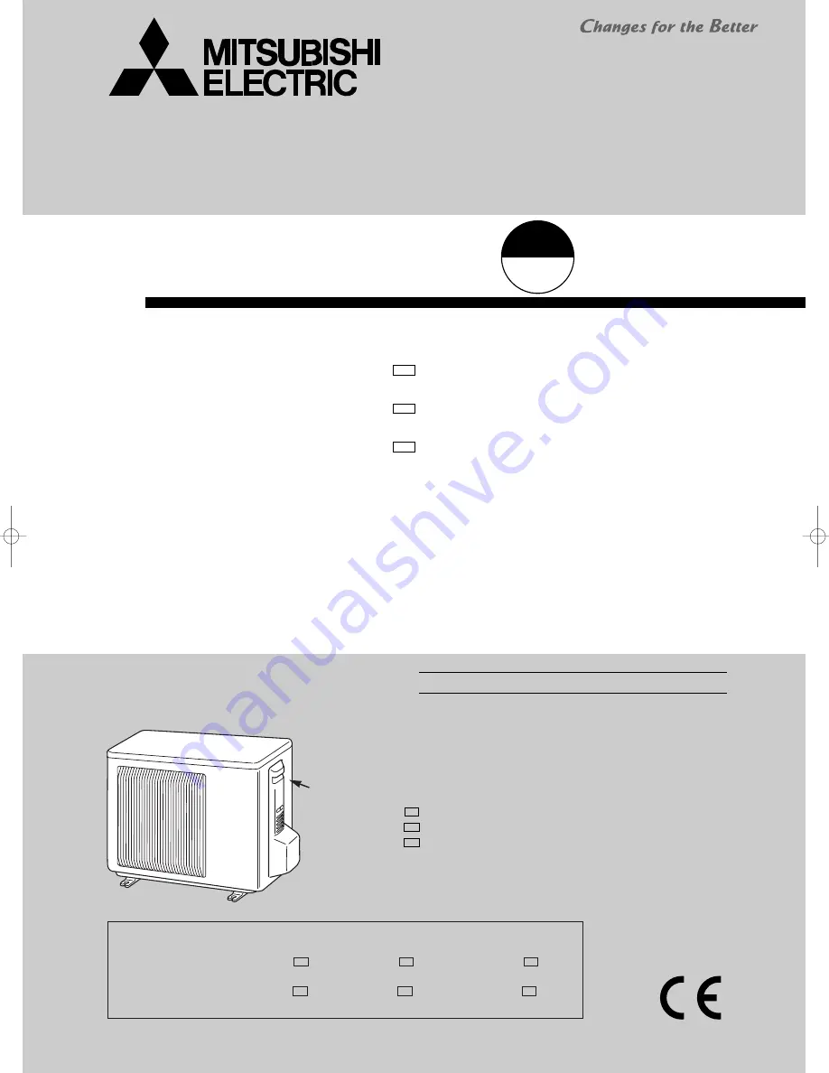 Mitsubishi MU-GA20VB Service Manual Download Page 1