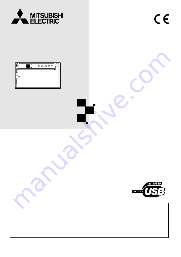 Mitsubishi P93DE Operation Manual Download Page 1