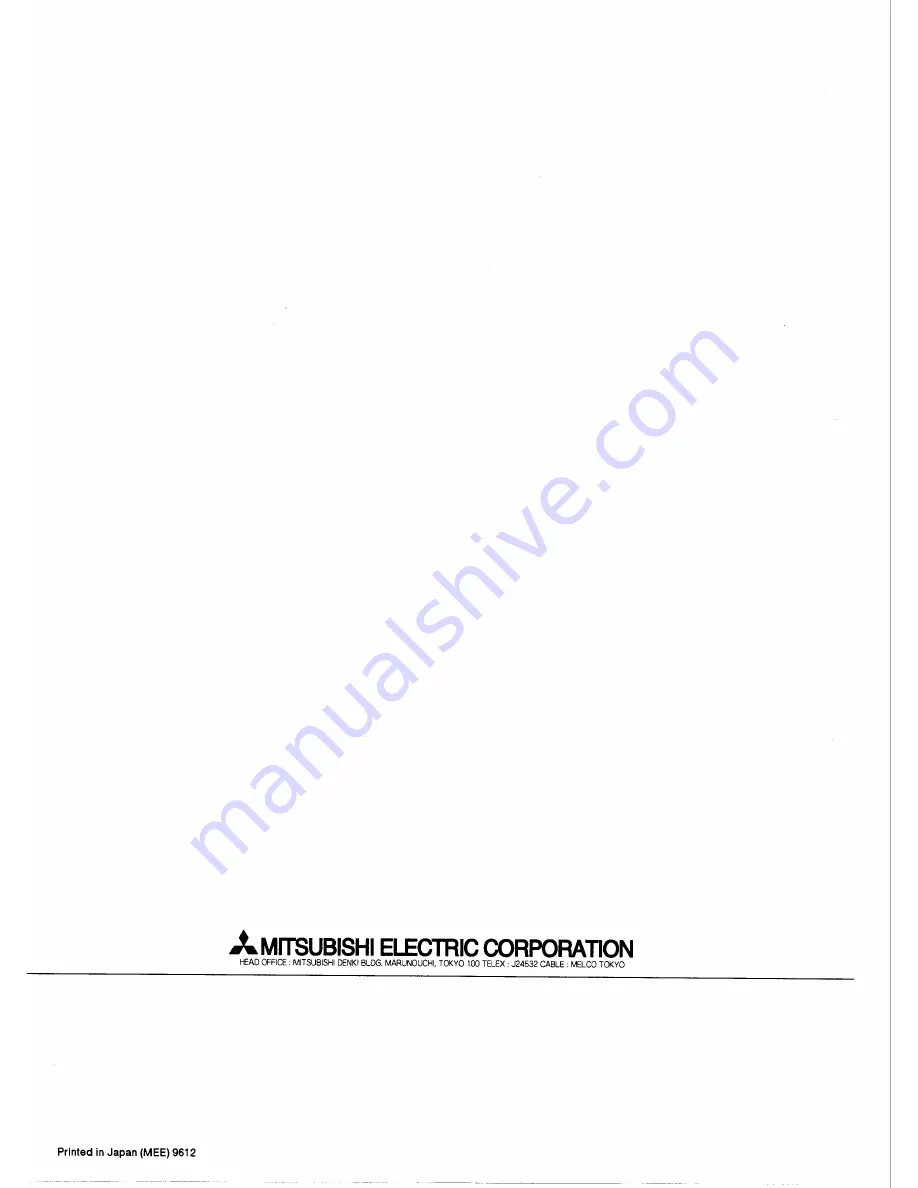 Mitsubishi PLK-B03BT Technical Manual Download Page 42