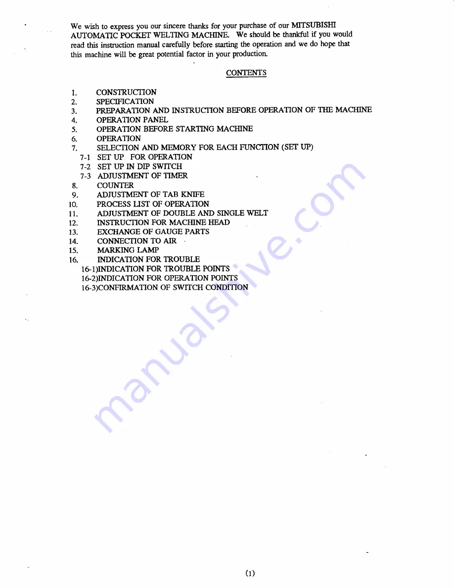 Mitsubishi PLY-E7100 Series Instruction Manual Download Page 2