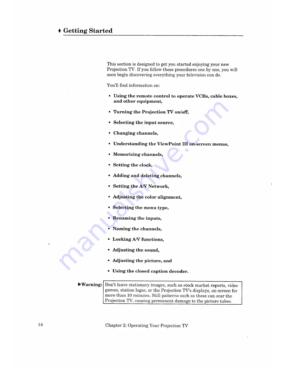 Mitsubishi S5087 Operating Manual Download Page 19