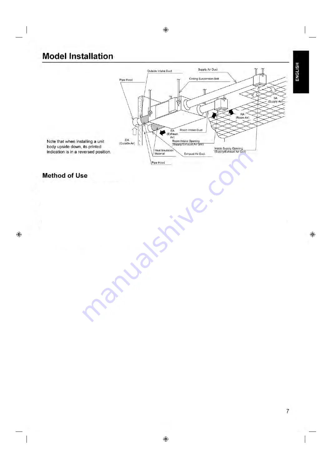 Mitsubishi SAF Series User Manual Download Page 9