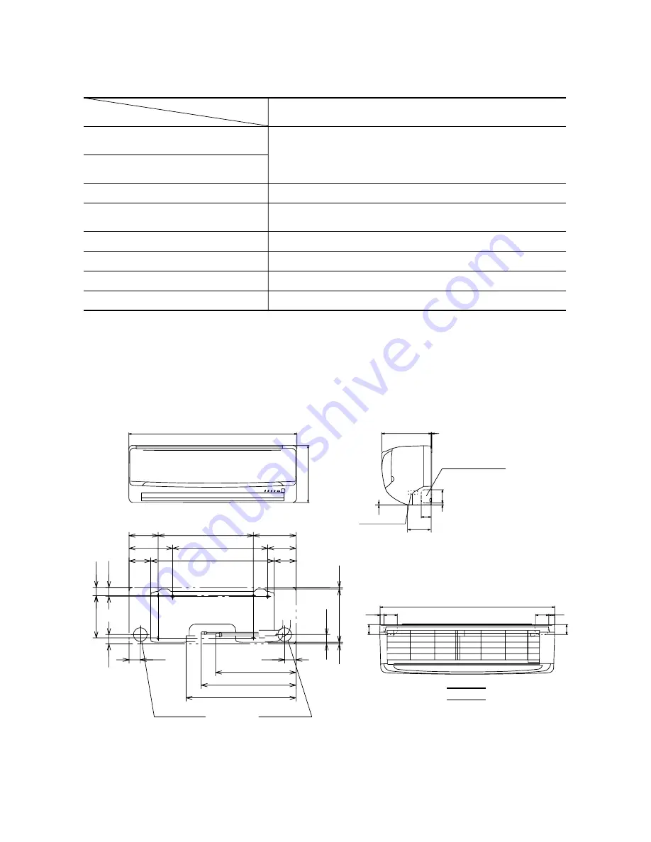 Mitsubishi SRK09CH Technical Manual & Parts List Download Page 8