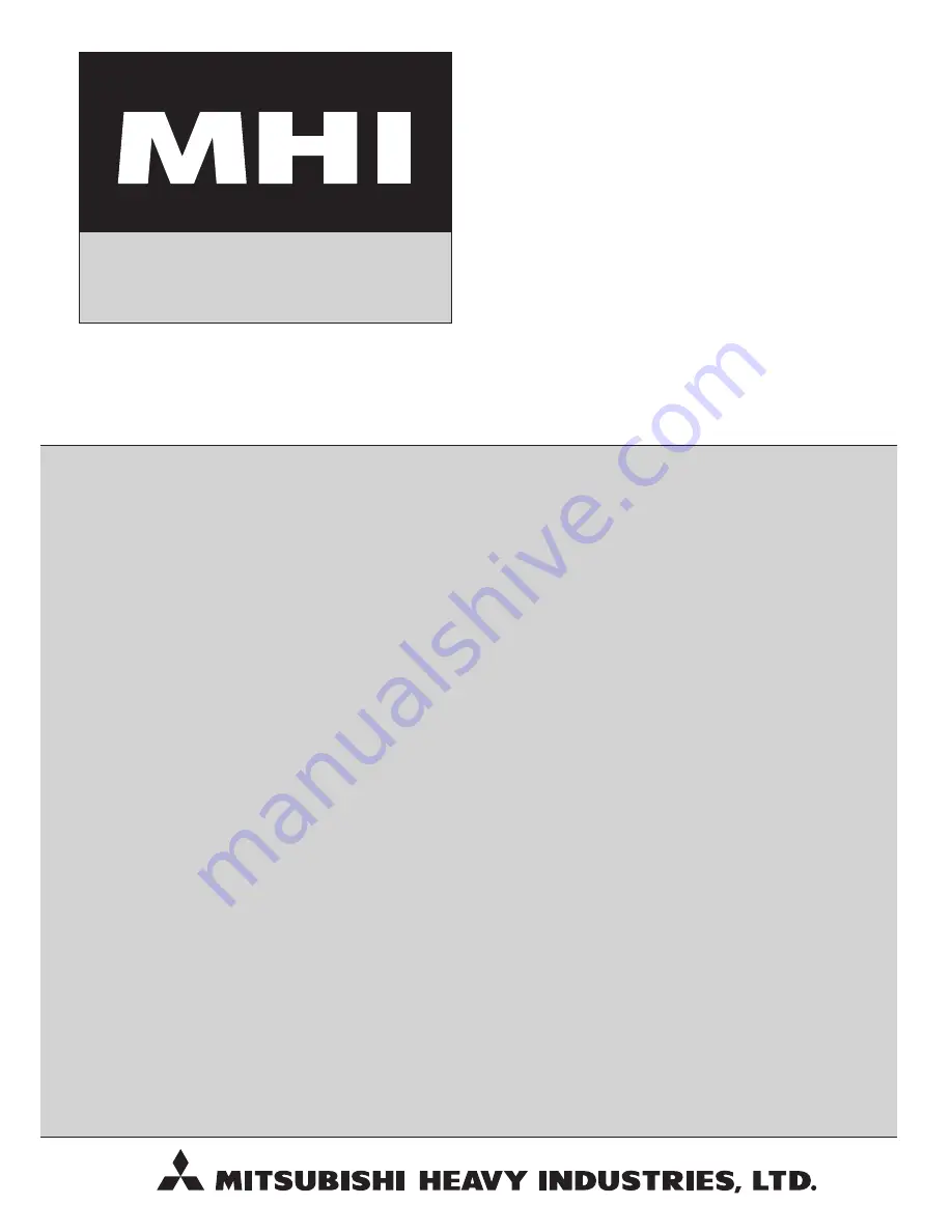 Mitsubishi SRK90CL-BN Technical Manual Download Page 1