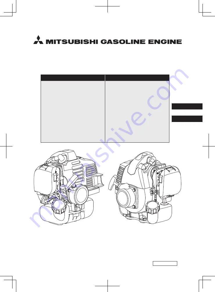 Mitsubishi TUE Series Instruction Manual Download Page 1