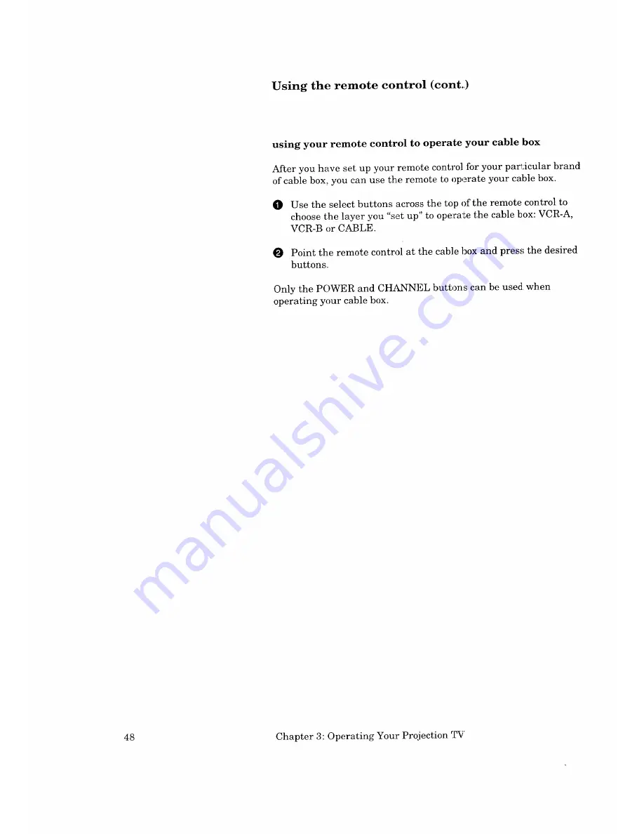 Mitsubishi VS-4541 Owner'S Manual Download Page 47