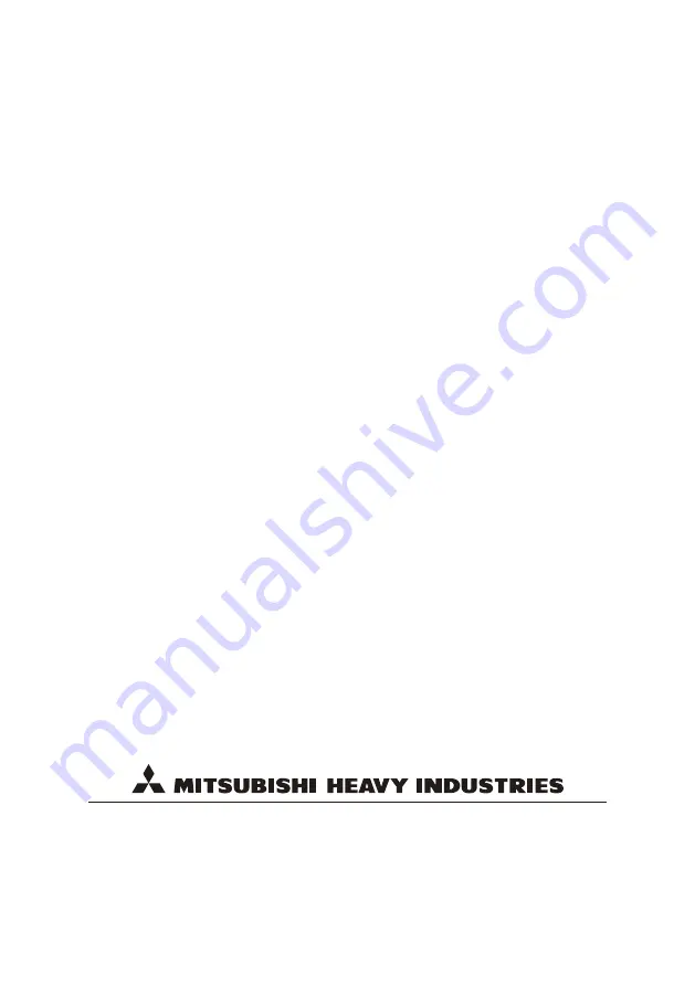 Mitsubishi WRK20MB2 Manual Download Page 38