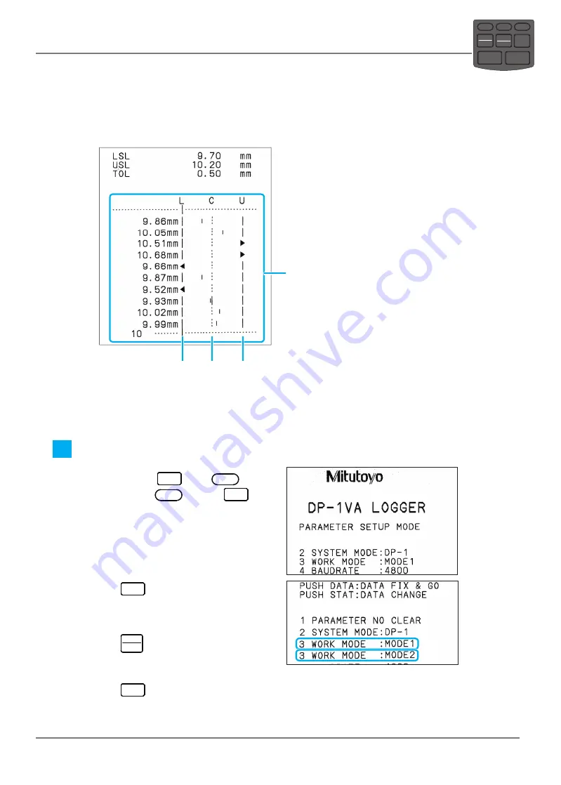 Mitutoyo DP-1VA LOGGER User Manual Download Page 45