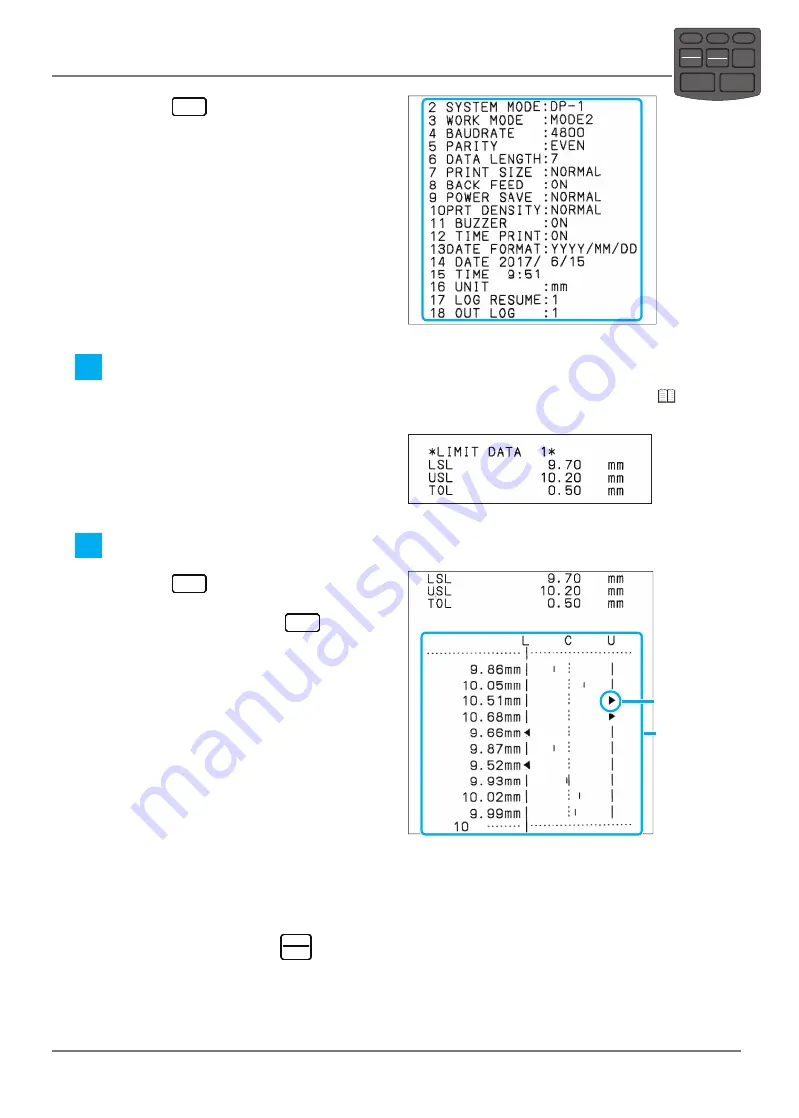 Mitutoyo DP-1VA LOGGER User Manual Download Page 46