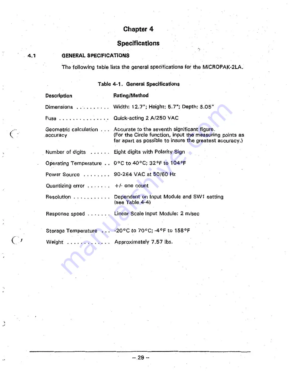 Mitutoyo MICROPAK-2LA User Manual Download Page 32