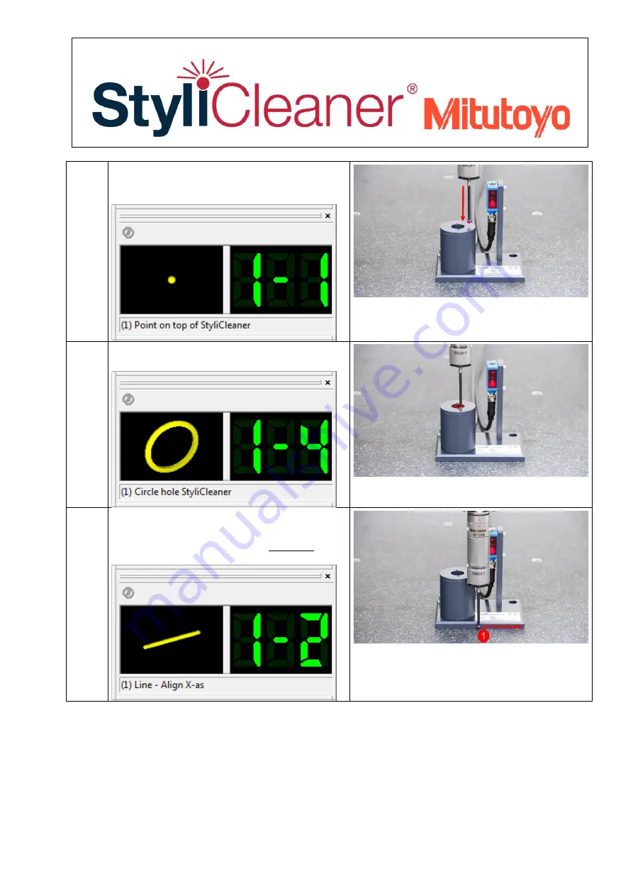 Mitutoyo StyliCleaner Manual Download Page 9