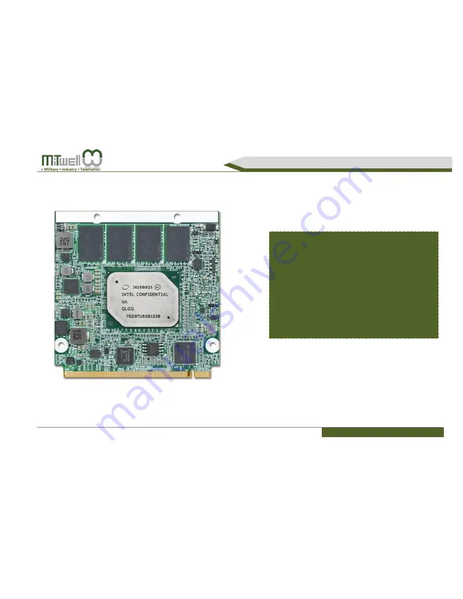 MiTWell Qseven PQ7-M108 User Manual Download Page 1