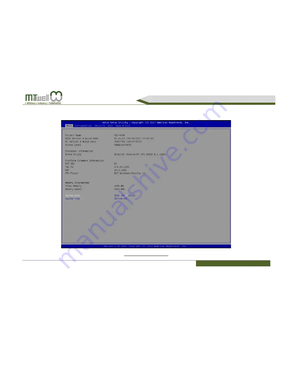 MiTWell Qseven PQ7-M108 User Manual Download Page 33