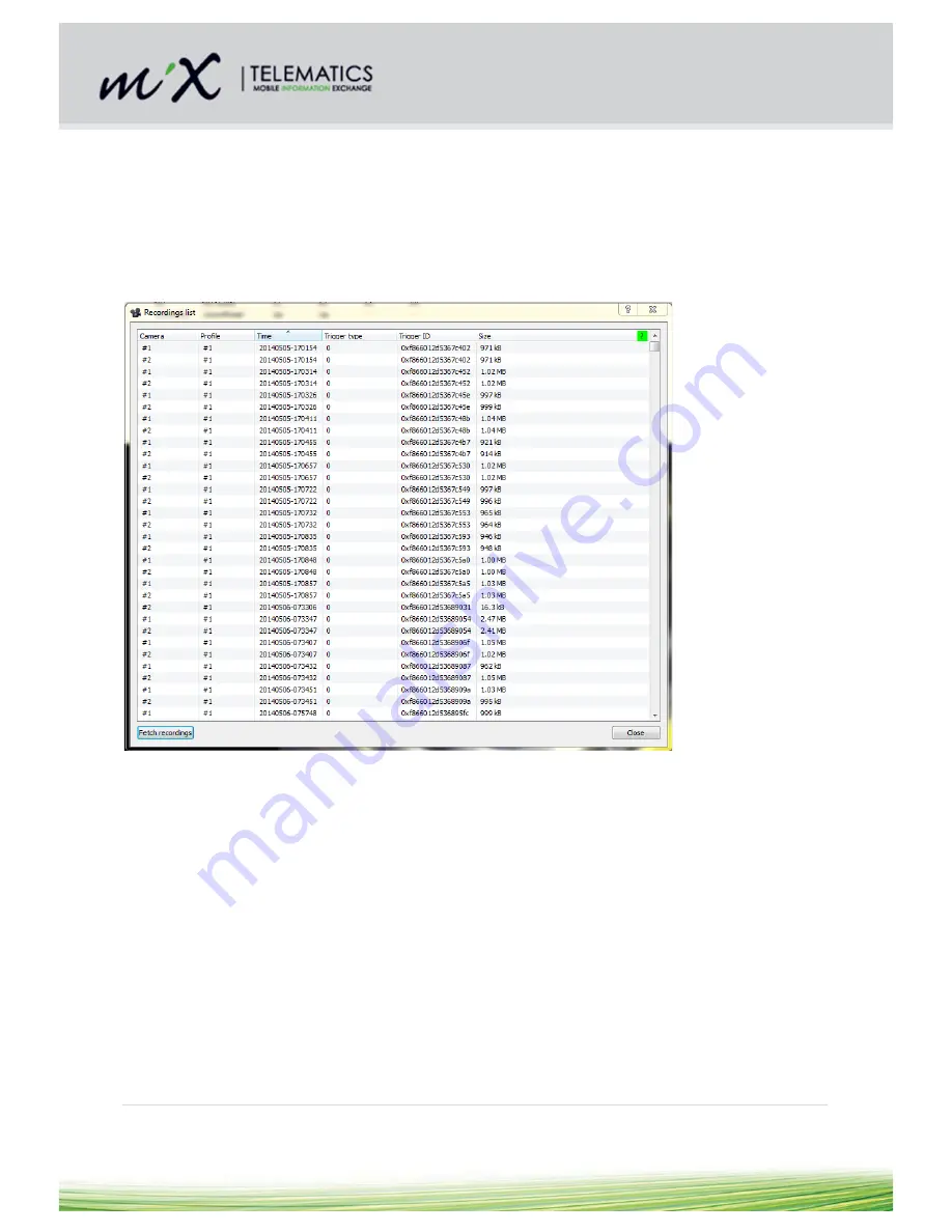 MiX Telematics MVR1204 Manual Download Page 29