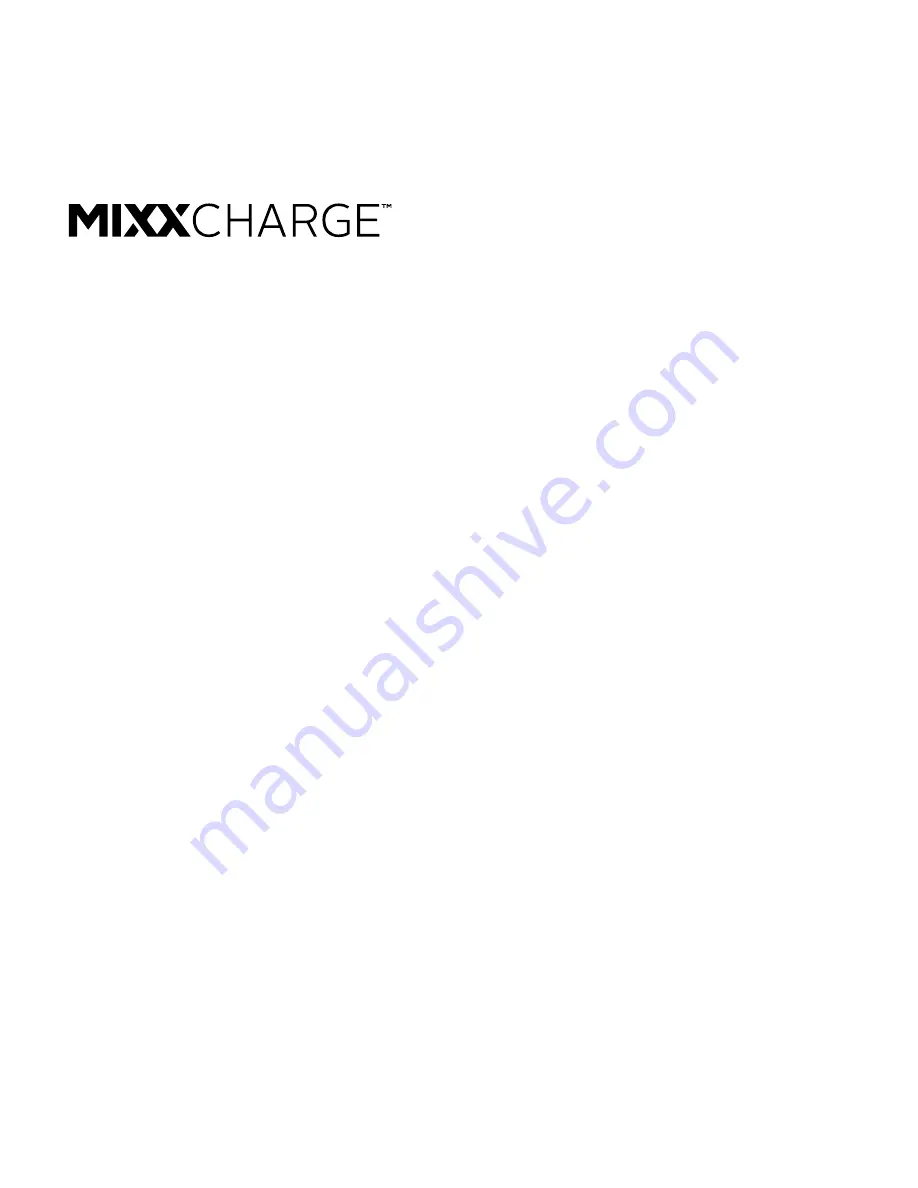 Mixx Audio ChargeSpot Quick Start Manual Download Page 5