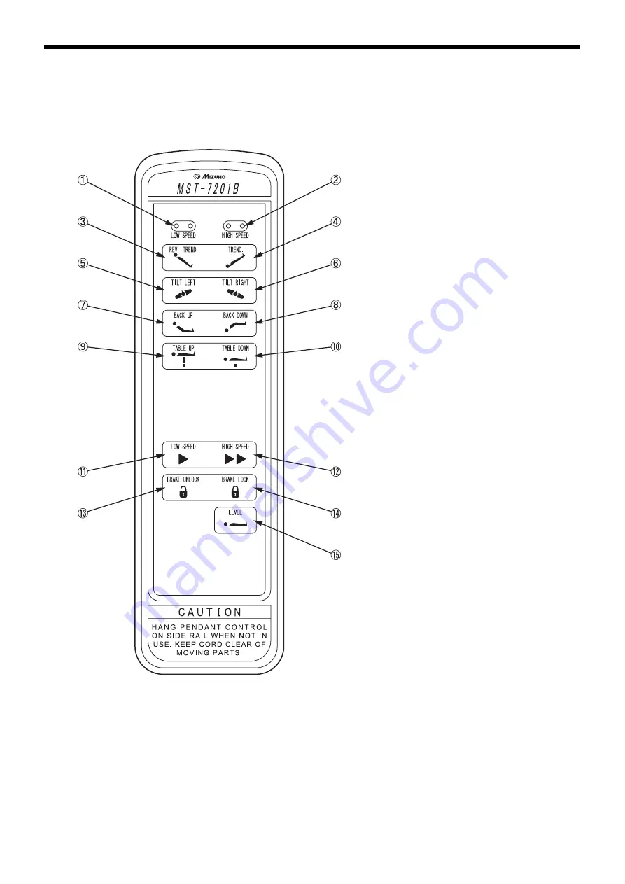 Mizuho 18-300-70 Operator'S Manual Download Page 14