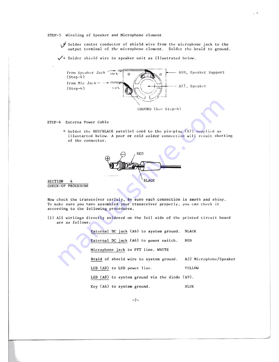 Mizuho MX-2 Operating & Assembly Instruction Download Page 7