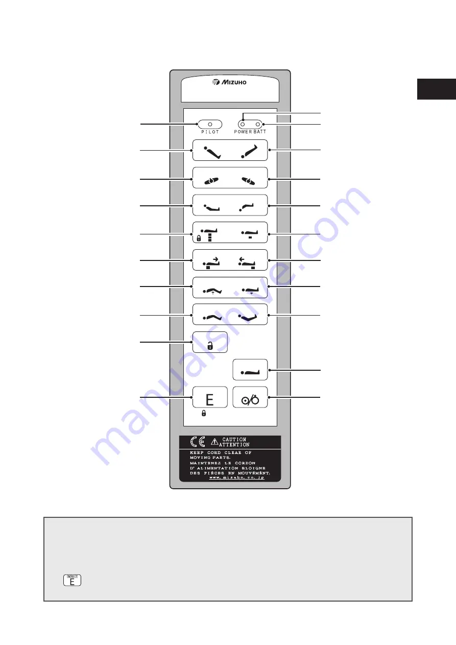 Mizuno MOT-VS600 Operator'S Manual Download Page 21