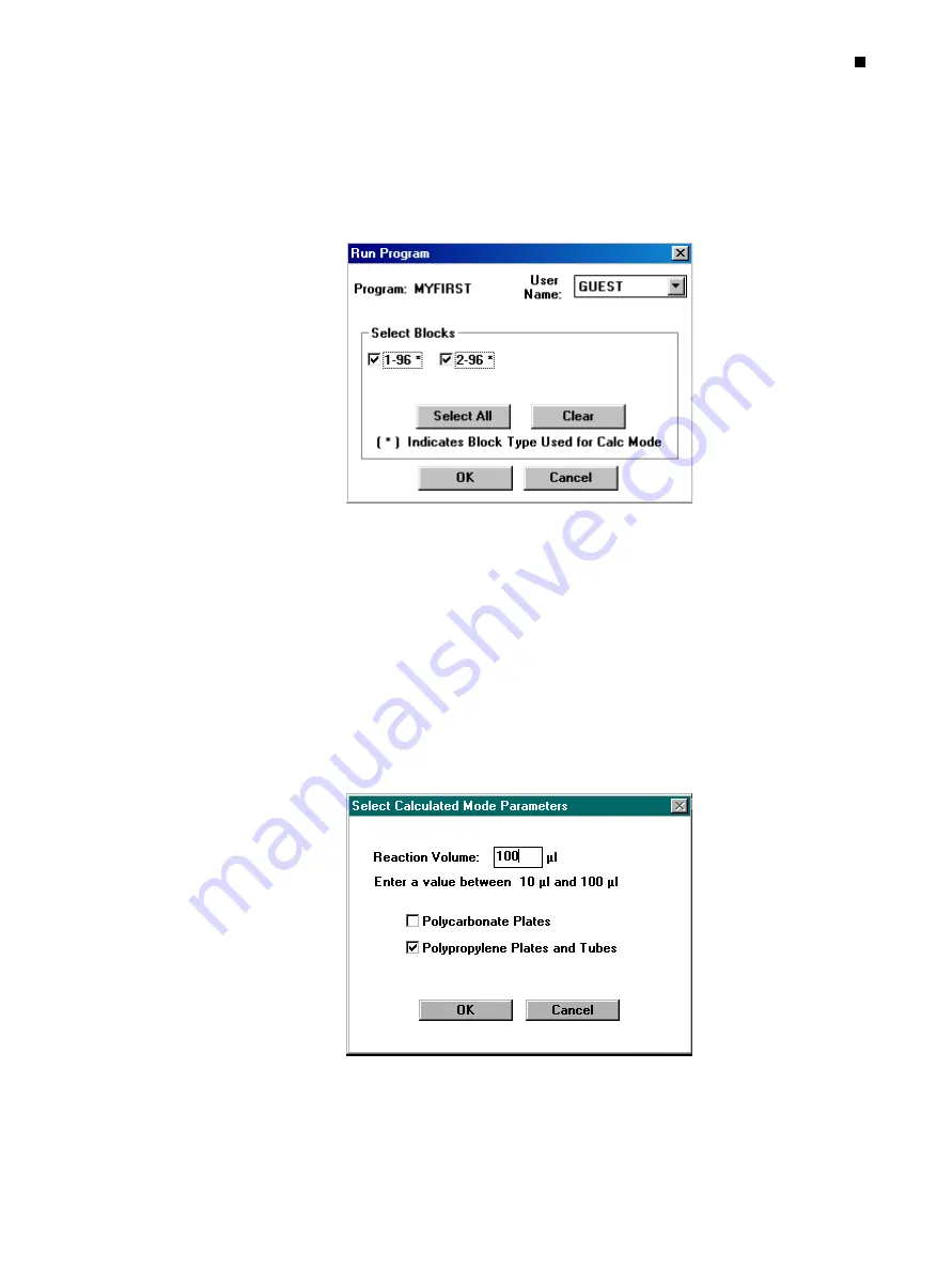 MJ Research DNA Engine Dyad PTC-220 Operation Manual Download Page 95