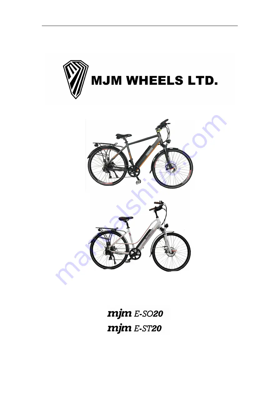 MJM E-SO20 User Manual Download Page 1