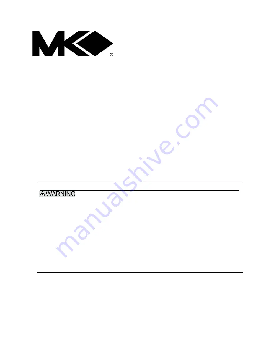 MK Diamond Products MK-370 Owner'S Manual & Operating Instructions Download Page 38