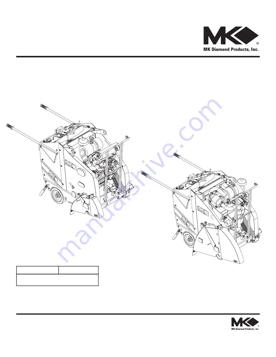 MK Diamond Products MK-4018HY Скачать руководство пользователя страница 1