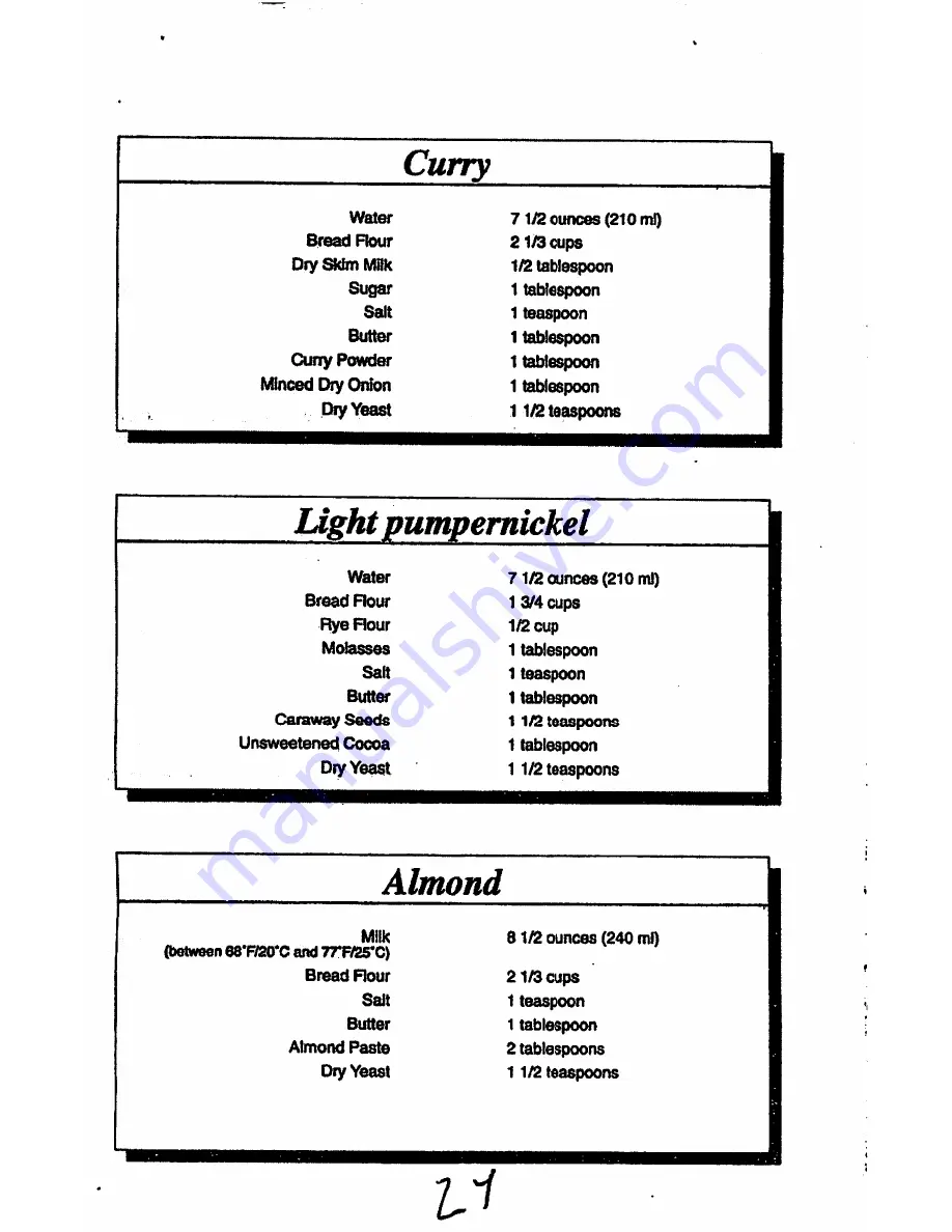 MK Seiko Mister Loaf HB-211 Operating Instructions Manual Download Page 24