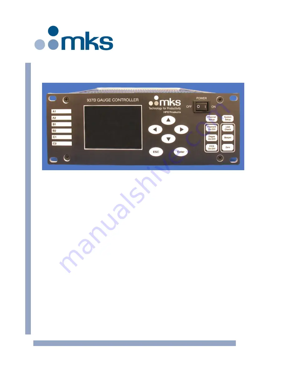 MKS 937B Series Operation And Maintenance Manual Download Page 1