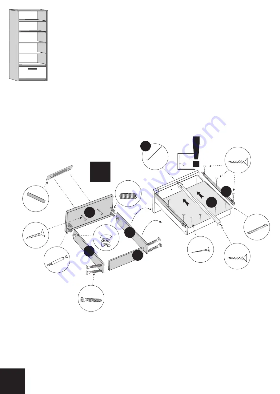 ML MEBLE BEST 04 Assembly Instructions Manual Download Page 6