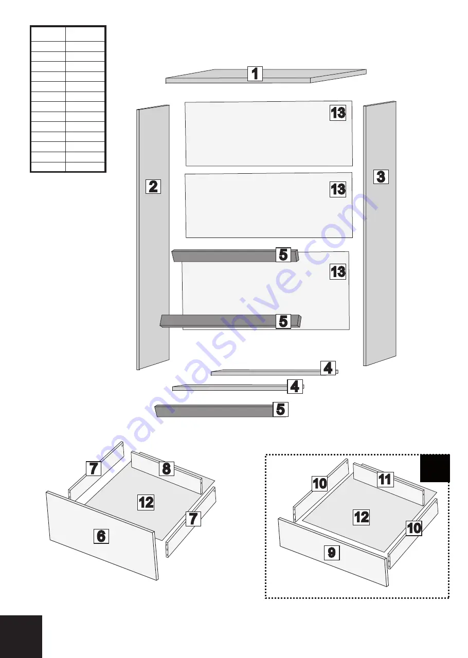 ML MEBLE BEST 09 Assembly Instructions Manual Download Page 2