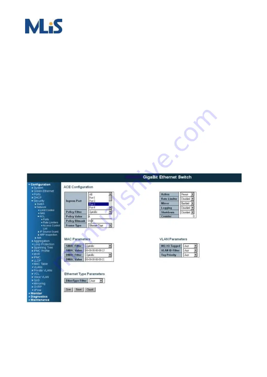 MLis MLB-E4200 Series User Manual Download Page 52