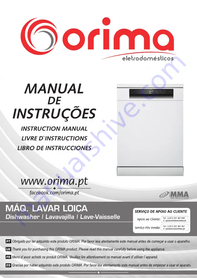 MMA ORIMA OR 12-765 W Instruction Manual Download Page 52