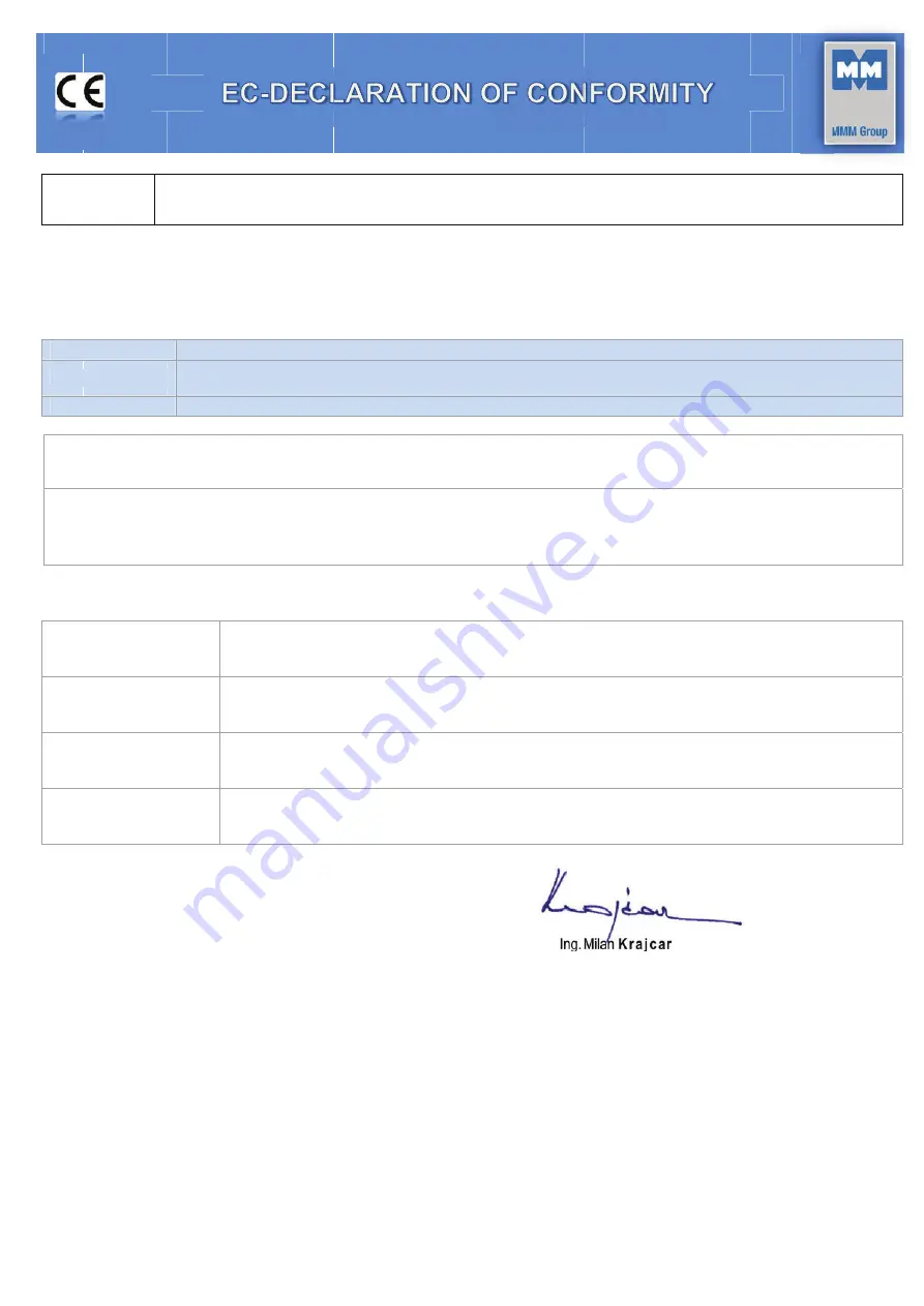 MMM Group CO2Cell 190 Standard Instructions For Use Manual Download Page 17