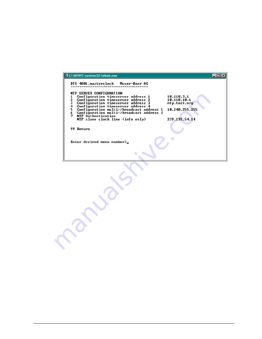 Mobatime DTS 4801.masterclock Instruction Manual Download Page 48