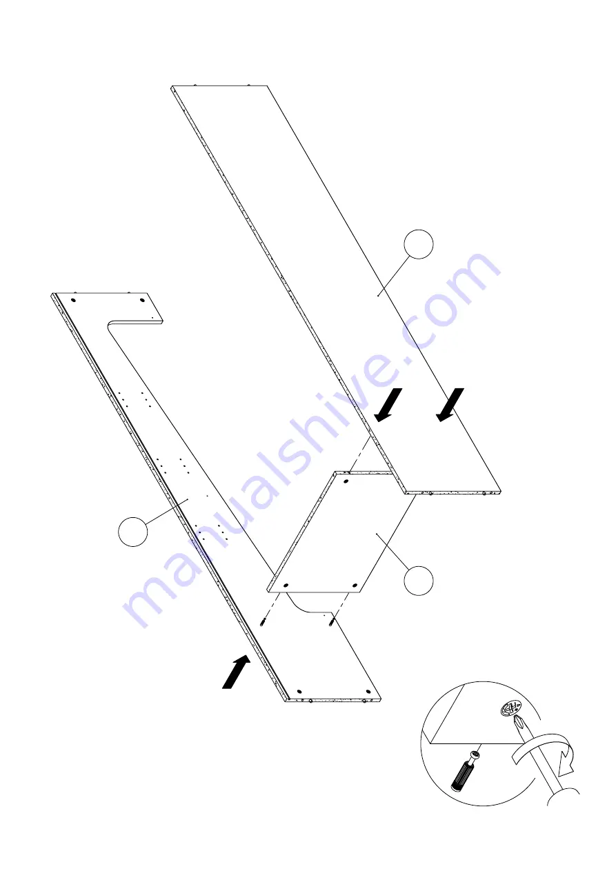 möbelando Iwaniska MEGV711L Assembling Instruction Download Page 8