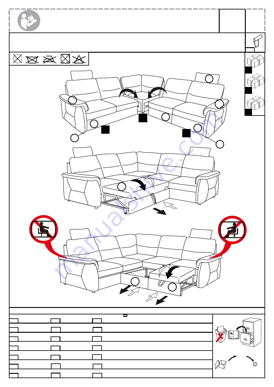 Möbelix ALDRINA 2F.E.2FBK Assembly Instructions Download Page 1