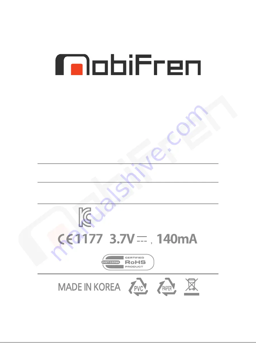 MobiFren MFB-E3000 Series User Manual Download Page 20