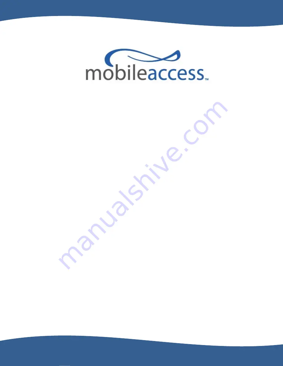 MobileAccess 1000-CELL-4E Скачать руководство пользователя страница 1