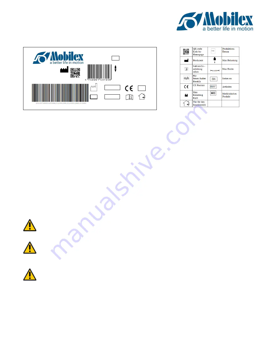 Mobilex DYNAWALK 313002 User Manual Download Page 7